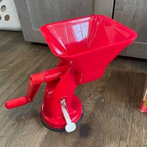 Red Manual Food Grinder